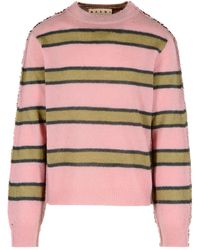 Marni - Pink Mohair Blend Pullover - Lyst
