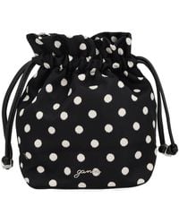 Ganni - Bucket Bag Recycled Polyamide Handbags - Lyst