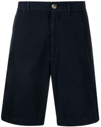 Brunello Cucinelli - Cotton Gabardine Bermuda Shorts - Lyst