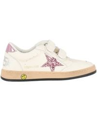Golden Goose - Sneakers Ballstar Strap Nappa Upper Glitter Star Laminated Heel/Bubblegum/Lilac - Lyst