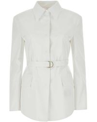 Valentino Garavani - Poplin Overcoat - Lyst