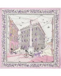 Ferragamo - Silk Scarf - Lyst