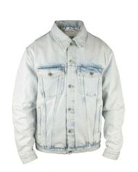 Off-White c/o Virgil Abloh - Giacca in denim - Lyst