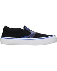 Marcelo Burlon - Slip On Uomo Tessuto Nero/Blu - Lyst