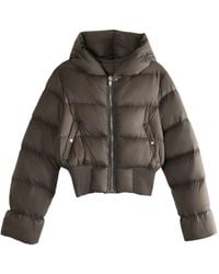 Rick Owens - Hooded Puffer Jacket - Lyst