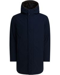 Herno - Langer Mantel mit Kapuze - Lyst