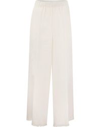 Antonelli - Ryan Loose Linen Trousers - Lyst