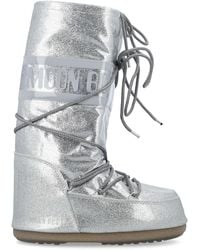 Moon Boot - Icon Glitter Snow Boots - Lyst