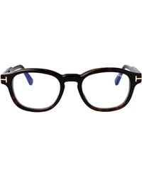 Tom Ford - Round Optical Ft6181 B 52 - Lyst