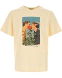 JW Anderson - Cream Cotton T Shirt - Lyst