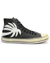 Palm Angels - High-top Vulcanized Sneakers - Lyst