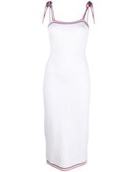 Fendi - Ff Midi Dress - Lyst