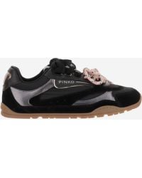 Pinko - Yulia Sneakers With Two-Tone Laces - Lyst