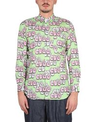 Comme des Garçons - Printed Casual Shirt With Classic Collar - Lyst