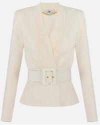 Elisabetta Franchi - Jackets - Lyst