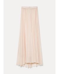 forte_forte - Long Pleated Tulle Skirt - Lyst
