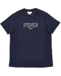 Fendi - T-Shirt With Logo - Lyst