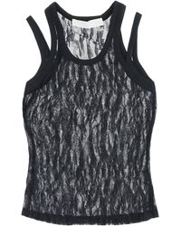 Dion Lee - Camouflage Mesh Tank Top - Lyst