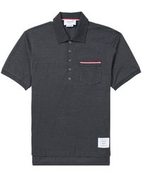 Thom Browne - Cotton Polo Shirt - Lyst