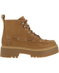 Timberland - Stone Street Fringed Boot Met Platform - Lyst