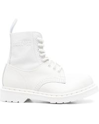 Mm6 Maison Margiela X Dr.martens - Leather Boots - Lyst
