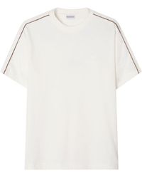 Burberry - Seth Cotton T Shirt - Lyst
