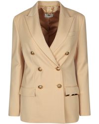 Elisabetta Franchi - Blazer Doppio Petto - Lyst
