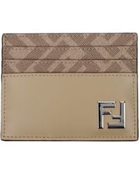Fendi - Document Holder/Sand Leather - Lyst