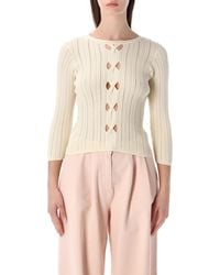 Sessun - Sessùn Alencar Cable-Knit Jumper - Lyst