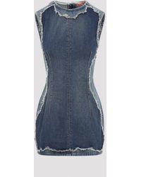 Acne Studios - Katoenen Mini-jurk - Lyst