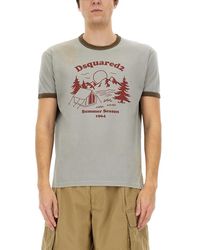 DSquared² - T Shirt With Print - Lyst