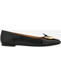 Ferragamo - Ballerinas Mit Gancini-Schnalle - Lyst