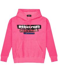 DSquared² - Sweatshirt Met Capuchon Met -logo - Lyst