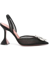 AMINA MUADDI - Begum Mesh Slingback Pumps - Lyst
