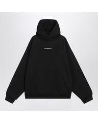 Balenciaga - Logoed Cotton Sweatshirt - Lyst