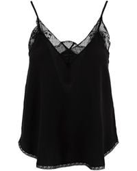 Zadig & Voltaire - T -shirts En Polos Zwart - Lyst