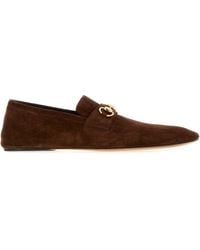 Gucci - Suede Ragazzo Loafers - Lyst