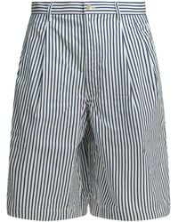 Comme des Garçons - Camisa Comme Des Garçons Pantalones cortos formales a rayas - Lyst