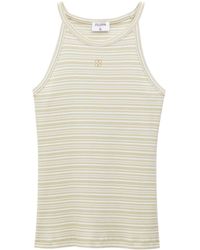 Filippa K - Tanktop Met Geborduurd Logo - Lyst