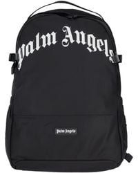 Palm Angels - Sac à dos incurvé avec logo - Lyst