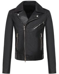 Balmain - Leather Jackets - Lyst
