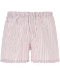 GIMAGUAS - Embroidered Cotton Pyjama Shorts - Lyst