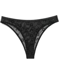 Marine Serre - Moonogram Mesh Briefs - Lyst