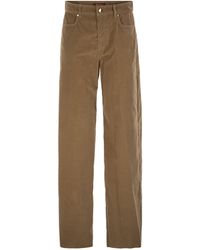 Max Mara - Mstfragola – Stretch Cotton Corduroy Trousers - Lyst