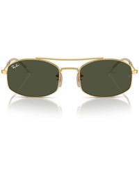 Ray-Ban - Sonnenbrille Rb3719 001/31 Gold/Grün G 15 Unisex - Lyst