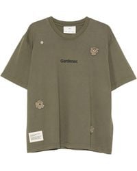 Song For The Mute - Sftm X Birkenstock 'The Gardener' Crochet Flower T Shirt - Lyst