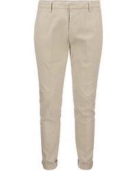 Dondup - Gaubert Slim Fit Gabardine pantalones - Lyst