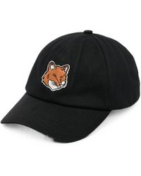 Maison Kitsuné - Fox Head Baseballkappe - Lyst