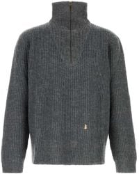 Maison Margiela - Wool Blend Sweater - Lyst