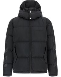 Off-White c/o Virgil Abloh - Diagonal Arrow Puffer Jackets Nero-Uomo - Lyst
